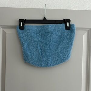 Kendall and Kylie Blue Tube Top